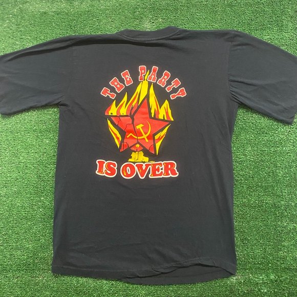 Lenin Communist Russia Vintage 90s Punk Parody T-Shirt - Picture 4 of 5